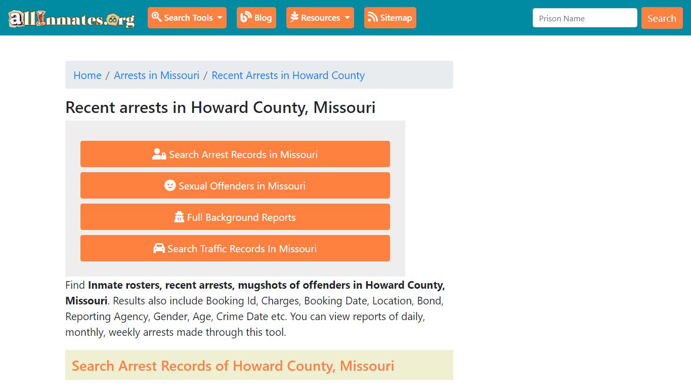 Recent arrests in Howard County, Missouri | Mugshots, Rosters, Inmates ...