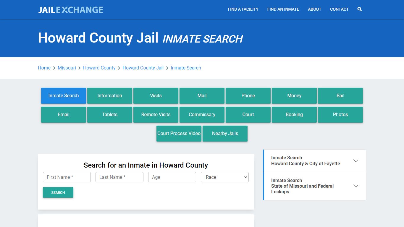 Howard County Jail, MO Inmate Search: Roster & Mugshots